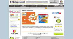 Desktop Screenshot of dhzdiscount.nl